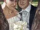 portret nunta ulei panza 130x98 Portret de nunta