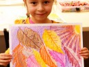 Atelier Pictura si Desen Desen in Creioane Colorate Frunze Miruna1 130x98 Atelier de pictura si desen, 4 6 ani
