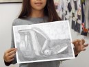 Grup 10 14 ani Desen Creion Ulcior Draperie si Ceapa Yasmin. 130x98 Atelier de pictura si desen, 10 14 ani