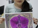 Grup 10 14 ani Desen Pastel Uleios Orhidee Briana.1 130x98 Atelier de pictura si desen, 10 14 ani