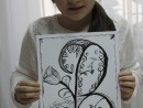 Grup 10 14 ani Desen Penita Litera de primavara Briana. 130x98 Atelier de pictura si desen, 10 14 ani