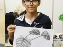 Grup 10 14 ani Desen creion Studiu frunze Mara 130x98 Atelier de pictura si desen, 10 14 ani