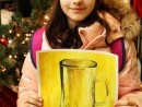 Grup 10 14 ani Pictura in acuarele Pahar de sticla Manuela 130x98 Atelier de pictura si desen, 10 14 ani