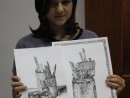 Grup 14 18 ani Desen Penita Pahar cu pensule Ada. 130x98 Atelier de pictura si desen, 14 18 ani
