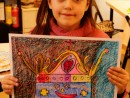 Grup 4 6 ani Desen in creioane cerate Coroana Sonia 130x98 Atelier de pictura si desen, 4 6 ani