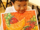 Grup 4 6 ani Desen in pastel uleios Fructe Ming Ming 130x98 Atelier de pictura si desen, 4 6 ani