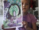 Grup 4 6 ani Fata Trista Tempera Teo 130x98 Atelier de pictura si desen, 4 6 ani