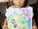 Grup 4 6 ani Frunze Creioane colorate Ana 130x98 Atelier de pictura si desen, 4 6 ani