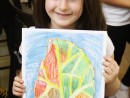 Grup 4 6 ani Frunze Creioane colorate Ema Olivia 130x98 Atelier de pictura si desen, 4 6 ani