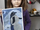 Grup 4 6 ani Pictura Tempera Pinguin Anna. 130x98 Atelier de pictura si desen, 4 6 ani