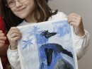 Grup 4 6 ani Pictura Tempera Pinguin Maia. 130x98 Atelier de pictura si desen, 4 6 ani