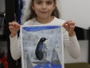 Grup 4 6 ani Pictura Tempera Pinguin Teuta. 130x98 Atelier de pictura si desen, 4 6 ani