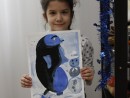 Grup 4 6 ani Pictura Tempera Pinguin Theodora. 130x98 Atelier de pictura si desen, 4 6 ani