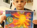 Grup 4 6 ani Pictura tempera Cosmos Calin Andrei 130x98 Atelier de pictura si desen, 4 6 ani