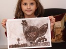 Grup 4 6 ani Sepia Gaina Antonia. 130x98 Atelier de pictura si desen, 4 6 ani