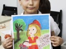 Grup 5 8 ani Desen Pastel cretat Scufita rosie Ruxandra 130x98 Atelier de pictura si desen, 6 8 ani