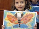 Grup 6 8 ani Desen Pastel Cretat Fluture Ana. 130x98 Atelier de pictura si desen, 6 8 ani