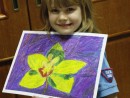Grup 6 8 ani Desen Pastel Uleios Orhidee Victoria. 130x98 Atelier de pictura si desen, 6 8 ani