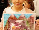 Grup 6 8 ani Desen in pastel cretat Vaca Pinar 130x98 Atelier de pictura si desen, 6 8 ani