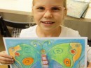 Grup 6 8 ani Fluture Pastel cretat Ana 130x98 Atelier de pictura si desen, 6 8 ani