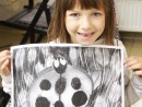 Grup 6 8 ani Gargarita Desen carbune Andra 130x98 Atelier de pictura si desen, 6 8 ani