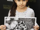 Grup 6 8 ani Gargarita Desen carbune Mara 130x98 Atelier de pictura si desen, 6 8 ani