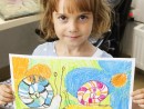 Grup 6 8 ani Melc Creioane cerate Delia 130x98 Atelier de pictura si desen, 6 8 ani