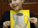 Grup 6 8 ani Pictura Acrilic Cana cu Model Ioana. 130x98 Atelier de pictura si desen, 6 8 ani
