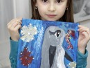 Grup 6 8 ani Pictura Acrilic Pinguin Mara. 130x98 Atelier de pictura si desen, 6 8 ani