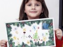 Grup 6 8 ani Pictura Acuarela Scrisoare Pentru Mos Craciun Antonia. 130x98 Atelier de pictura si desen, 6 8 ani