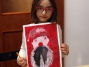 Grup 6 8 ani Pictura Tempera Mos Craciun Julia. 130x98 Atelier de pictura si desen, 6 8 ani