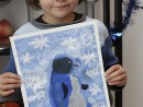 Grup 6 8 ani Pictura Tempera Pinguin Anna. 130x98 Atelier de pictura si desen, 6 8 ani
