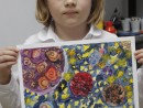 Grup 6 8 ani Pictura Tempera Planete Stefania . 130x98 Atelier de pictura si desen, 6 8 ani