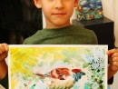 Grup 6 8 ani Pictura in acuarele Vrabie Alex 130x98 Atelier de pictura si desen, 6 8 ani