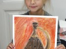 Grup 8 10 ani Desen Pastel Cretat Ulcior Palina. 130x98 Atelier de pictura si desen, 8 10 ani