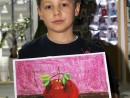 Grup 8 10 ani Desen pastel uleios Mar cu frunze Gabi 130x98 Atelier de pictura si desen, 8 10 ani