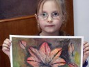 Grup 8 10 ani Pictura Tempera Covor de Frunze Cezara. 130x98 Atelier de pictura si desen, 8 10 ani