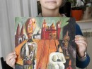 Grup 8 10 ani Pictura Tempera Reproducere dupa de Chirico Iustin 130x98 Atelier de pictura si desen, 8 10 ani
