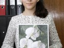 Grup Acuarela Pictura Acuarela Orhidee Alba Alexandra Ioana 130x98 Atelier de pictura si desen, 10 14 ani