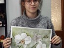 Grup Acuarela Pictura Acuarela Orhidee Iris 130x98 Atelier de pictura si desen, 14 18 ani
