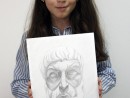 Grup Figura Umana Desen Creion Studiu Demostene Andrada. 130x98 Atelier de pictura si desen, 10 14 ani