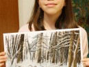 Grup Pastel Desen in pastel uleios Peisaj de iarna Sabina 130x98 Atelier de pictura si desen, 10 14 ani