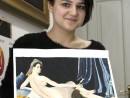 Grup Reproducere Reproducere dupa Ingres Marea odalisca Ada 130x98 Atelier de pictura si desen, 14 18 ani