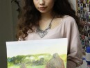 Grup Reproduceri Pictura in acrilic Capite Maria Alexandra 130x98 Atelier de pictura si desen, 10 14 ani