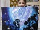 Pictura Acrilic Peisaj Fantastic Andrada. 130x98 Atelier de pictura si desen, 10 14 ani