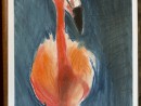 Scoala De Vara Pastel Cretat Gradina Zoologica Studiu Animale Flamingo Dalia  130x98 Scoala de Vara, 2015