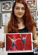 Clasa 14 18 ani Desen Pastel Uleios Dans Delia. 128x187 Rezultate de exceptie la cursurile de pictura si desen