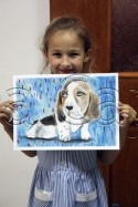 Clasa 4 6 ani Desen Pastel Cretat Caine Tatiana. 125x187 Rezultate de exceptie la cursurile de pictura si desen