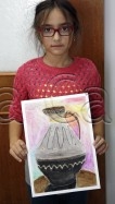 Clasa 8 10 ani Desen Pastel Cretat Ulcior Julia. 106x187 Rezultate de exceptie la cursurile de pictura si desen