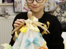 Atelier Design vestimentar Creatie rochie cu decoratiuni origami Ilinca 130x98 Atelier design vestimentar, Copii 8 18 ani
